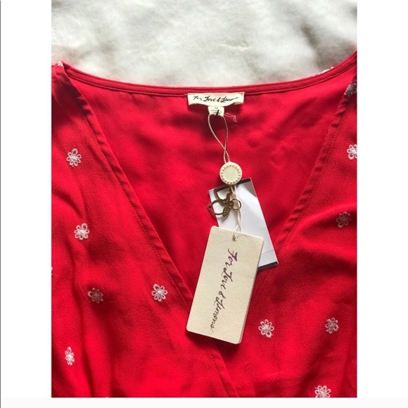 For Love and Lemons Chiquita longsleeve embroidered dress - Picture 3 of 9